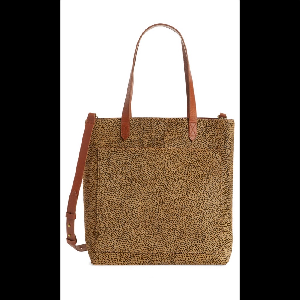 NWT Madewell Spotted Tote Calf Hair Size Medium